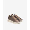SNEAKERS CON ZEPPA NEROGIARDINI DONNA OMEGA T.MORO T.GLITTER GR.TOP SAB ETOILE MIELE TR CORVARA I514101D/300