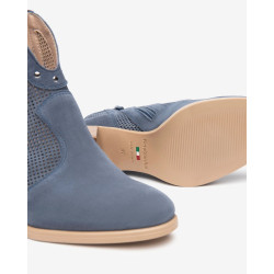 TRONCHETTO NEROGIARDINI DONNA VELOUR AVIO VELOUR AVIO TR CAPUA BEIGE TACCO 7CM  E512710D/203