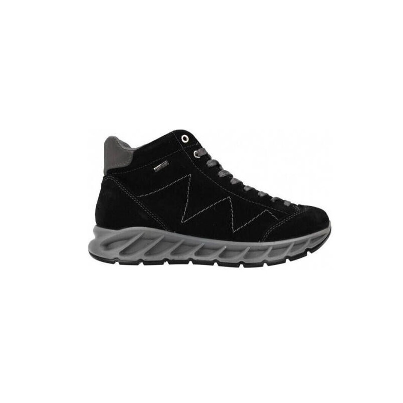 SNEAKERS IGI&CO DONNA GORE-TEX IN PELLE NERO 4677900