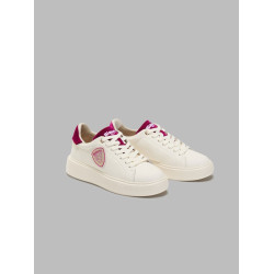 SNEAKERS BLAUER DONNA VENUS01 WOMAN LEATHERF4VENUS01/VEL/CRE/CYL