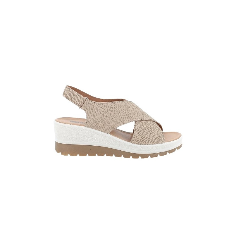 SANDALO CON ZEPPA IGI&CO DONNA  BEIGE IRIDESCENTE 5667333