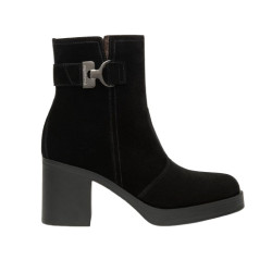 STIVALETTO NEROGIARDINI DONNA AROLD VELO NERO TR CARTAGENA TACCO 7.5CM I513892D/100