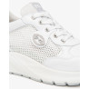 SNEAKERS NEROGIARDINI DONNA SKIPPER BIANCO T.NORA BIANCO 17 T.BRILL ARGENTO ETOILE ARGENTO E615180D/707