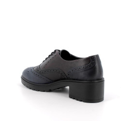 FRANCESINA IGI&CO DONNA  CAPRA FIDELIO   BLU/BORDO TACCO 4,5CM 8651411