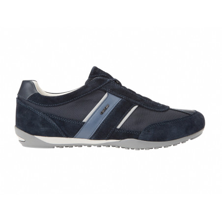 SNEAKERS GEOX UOMO U WELLS A - SCAM.+TESSUTO NAVY U82T5A 02211 C4002