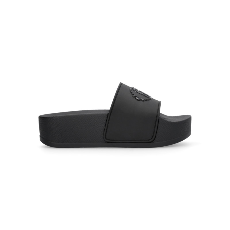 CIABATTE LIU JO DONNA MYKONOS 01 - SLIPPER RUBBERIZED BLACK BA6077EX02822222 