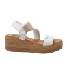 SANDALO CON ZEPPA IGI&CO DONNA PELLE SINTETICA BIANCO 5687400