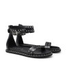 SANDALO CULT DONNA ROSHELLE 3885 SANDAL W LEATHER BLACK WITH STUDS CLW388500