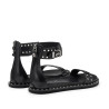SANDALO CULT DONNA ROSHELLE 3885 SANDAL W LEATHER BLACK WITH STUDS CLW388500