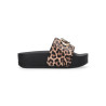 CIABATTE LIU JO DONNA MYKONOS 01 - SLIPPER PRINTED SPREADING LEOPARD BA6077EX022S19C1