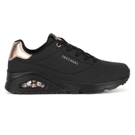 SNEAKERS SKECHERS UOMO UNO - GOLDEN AIR BLACK 177094 NAT