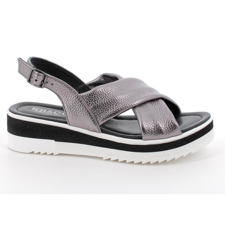 SANDALO CON ZEPPA IGI&CO DONNA GRIGIO SCURO 3686000