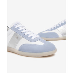 SNEAKERS NEROGIARDINI DONNA VELOUR FIORDALISO CILE BIANCO ETOILE ARGENTO NETTUNO OCEANO E512855D/623