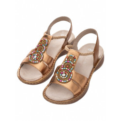 SANDALO ARA SHOES DONNA GLOSSYCALF,CERVOCALFWHISKY,CARAMELHAWAII 2.0 12-29008-07