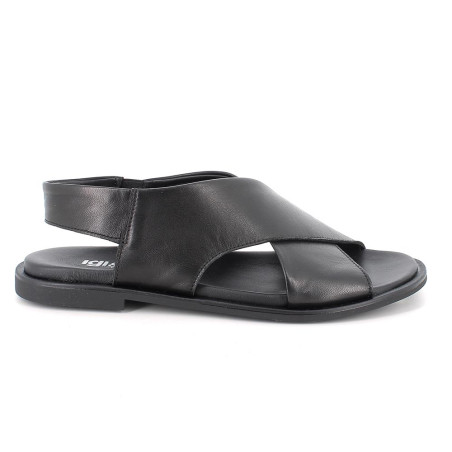 SANDALI IGI&CO DONNA VIT. CRUST NERO CON ELASTICO 1184700    