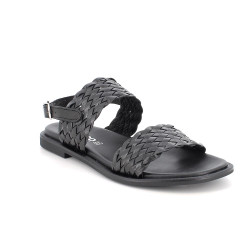 SANDALI IGI&CO DONNA CAPRA INTRECC CON FIBBIA NERO 1184800