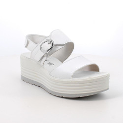 SANDALI CON ZEPPA IGI&CO DONNA NAPPA SOFT BIANCO 1164533     