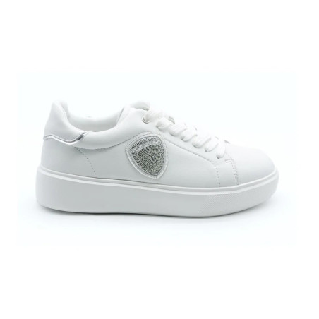 SNEAKERS BLAUER DONNA  LEATHER WHITE F3VENUS01/LEA WHI