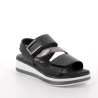 SANDALO CON ZEPPA IGI&CO DONNA NAPPA SOFT  NERO 7687611