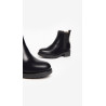 STIVALETTI CHELSEA NEROGIARDINI DONNA IN PELLE MANOLETE COLORE NERO I205800D/100