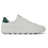 SNEAKERS GEOX UOMO SPHERICA ECUB-1 BIANCO/VERDE U45GPA 0009B C1966