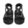 SANDALO CULT DONNA ZIGGY 4472 SANDAL W LEATHER BLACK CLW447200