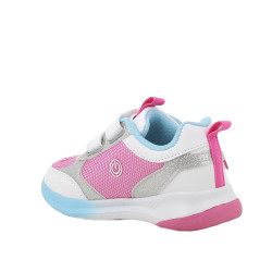 SNEAKERS  BAMBINA T.MESH BI/NA.PU MERMAID MAGIC BCO-FUXIA/BIANCO 1485100  