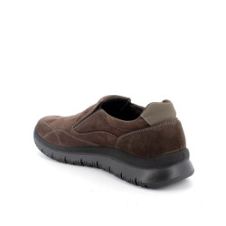 SLIP-ON ENVAL SOFT UOMO IN PELLE CAFFE' 6722411