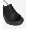 SANDALO CON TACCO NEROGIARDINI DONNA TAMIGI NERO PU.MONOD.MEDA NERO TACCO 6 CM E617012D/100
