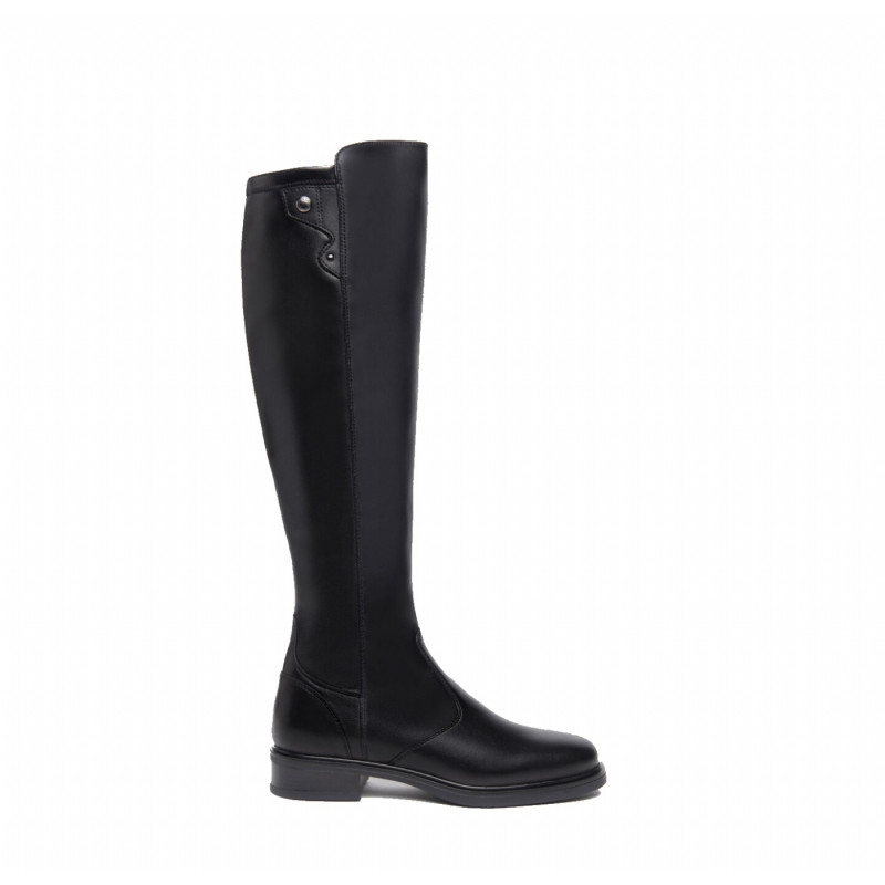 STIVALE NEROGIARDINI DONNA IN PELLE NERO ZIP I308813D/100