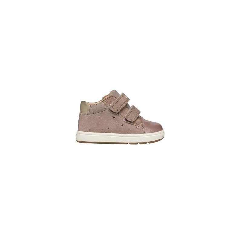 SNEAKERS PRIMI PASSI  BAMBINA B BIGLIA G.C - CAM ST+VI.PE.BO DK BEIGE/PLATINUM 19/26 B044CC 007AK C5M2U