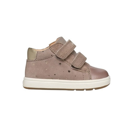 SNEAKERS PRIMI PASSI  BAMBINA B BIGLIA G.C - CAM ST+VI.PE.BO DK BEIGE/PLATINUM 19/26 B044CC 007AK C5M2U