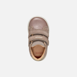 SNEAKERS PRIMI PASSI  BAMBINA B BIGLIA G.C - CAM ST+VI.PE.BO DK BEIGE/PLATINUM 19/26 B044CC 007AK C5M2U