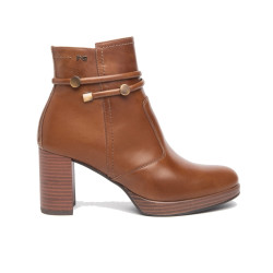 TRONCHETTI NEROGIARDINI DONNA IN PELLE CUOIO 7,5CM I308246D/400