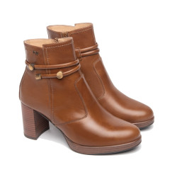 TRONCHETTI NEROGIARDINI DONNA IN PELLE CUOIO 7,5CM I308246D/400