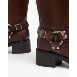 STIVALI CON TACCO NEROGIARDINI DONNA  DELAVATO BEIGE TR ARCOLA  T.MORO I309221D/412