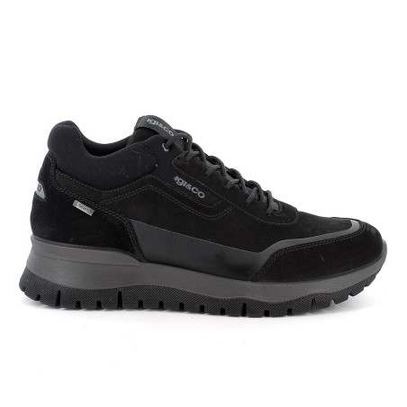 SNEAKERS IGI&CO UOMO NABUK GUM  NERO GORE-TEX 8642000