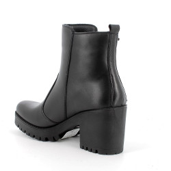 STIVALETTI IGI&CO DONNA IN PELLE NERO CON TACCO 8CM 6667100