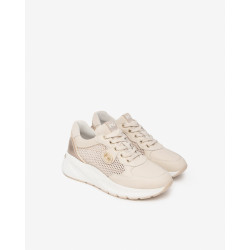 SNEAKERS NEROGIARDINI DONNA VELVET MILK 1039 T.NORA LATTE 02 T.BRILL PLATINO 6074 SUNRISE E615180D/710