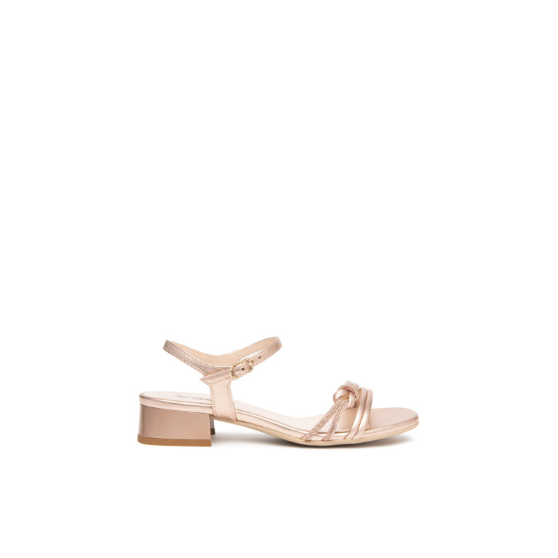 SANDALO CON TACCO NEROGIARDINI DONNA NETTUNO PHARD TPU KUK FEN NATURALE TACCO 2,5CM E615731D/660