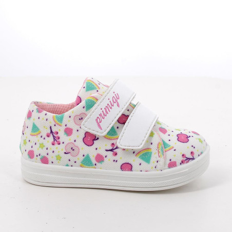 SNEAKERS PRIMIGI PRIMI PASSI BAMBINA  T.ST.MACE/S.NAP BIANCO-ORC-ACQ/BCO 1355033