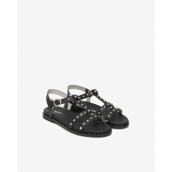 SANDALO NEROGIARDINI DONNA TAMIGI NERO TR TEULADA E615921D/100