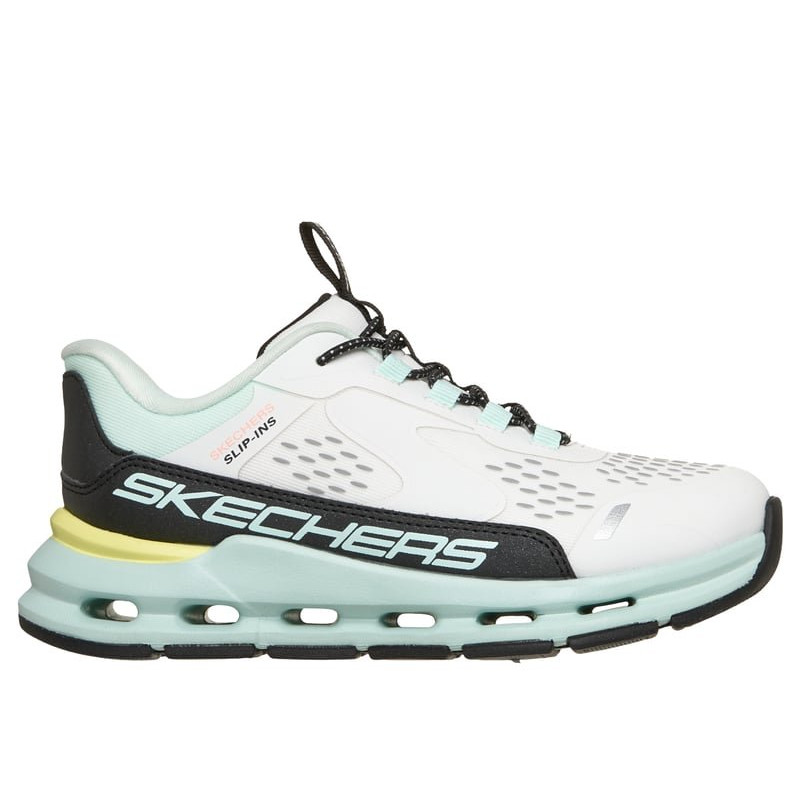 SNEAKERS SKECHERS DONNA GLIDE STEP VISTA LANE BIANCO 303654L WBTQ
