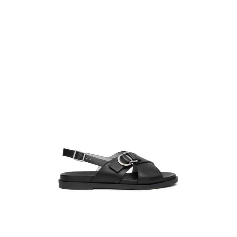 SANDALO NEROGIARDINI DONNA TAMIGI NERO TR TERRALBA E615933D/100