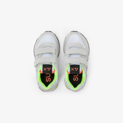 SNEAKERS PRIMI PASSI BAMBINO BOY'S JAKI FLUO (BABY) BIANCO Z36317B 01