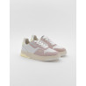 SNEAKERS BLAUER DONNA LEATHER WHITE/ROSE S4ADEL01/LES-PIN/YEL