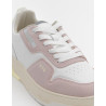 SNEAKERS BLAUER DONNA LEATHER WHITE/ROSE S4ADEL01/LES-PIN/YEL