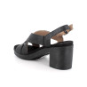 SANDALI CON TACCO IGI&CO DONNA CAPRA TAMPONATA NERO 1171200