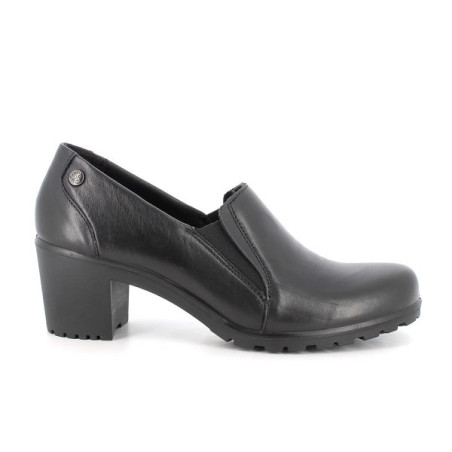 SLIP-ON ENVAL SOFT DONNA IN PELLE NERO CON TACCO 6,3CM 6754800
