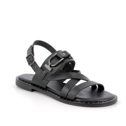 SANDALI IGI&CO DONNA VITELLO VACCHET NERO 7685500